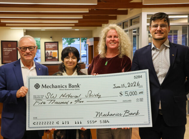 GIVING: Southwest Seattle Historical Society gets gift from Mechanics Bank in The Junction
